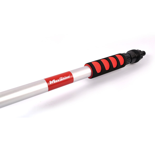 Maxshine 7011020 Flow-Thru 10" Wash Brush with 47"-94" Aluminum Extension Pole