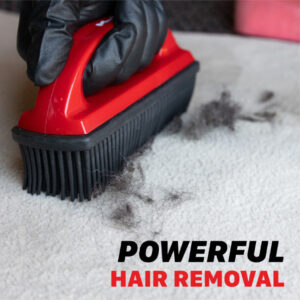 Maxshine 7011023 Car Carpet Lint & Hair Removal Brush – Electrostatic Rubber Pet Hair Remover