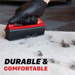 Maxshine 7011023 Car Carpet Lint & Hair Removal Brush – Electrostatic Rubber Pet Hair Remover