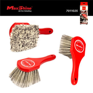 Maxshine 7011025 Medium-Duty Wheel & Body Brush – Exterior, Wheel & Engine Bay Cleaning Brush