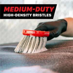 Maxshine 7011025 Medium-Duty Wheel & Body Brush – Exterior, Wheel & Engine Bay Cleaning Brush