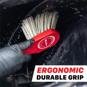Maxshine 7011025 Medium-Duty Wheel & Body Brush – Exterior, Wheel & Engine Bay Cleaning Brush