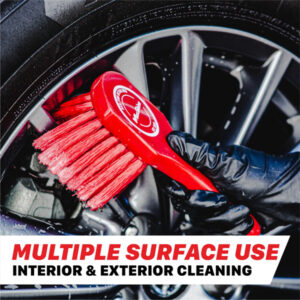 Maxshine 7011026 Car Wheel Brush – Medium-Duty Exterior Wheel & Rim Cleaning Brush with PVC Bristles