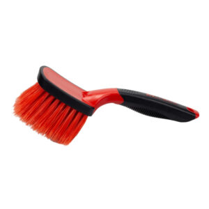 Maxshine 7011032 Soft Grip Rim Cleaning Brush – Light-Duty Wheel Detailing Brush with Medium Handle