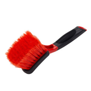 Maxshine 7011032 Soft Grip Rim Cleaning Brush – Light-Duty Wheel Detailing Brush with Medium Handle