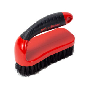 Maxshine 7011039 Heavy Duty Tire and Carpet Scrub Brush – Stiff Nylon Cleaning Brush with Ergonomic Grip