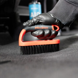 Maxshine 7011039 Heavy Duty Tire and Carpet Scrub Brush – Stiff Nylon Cleaning Brush with Ergonomic Grip