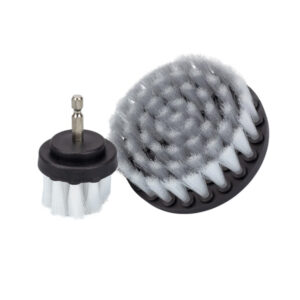 Maxshine 7012010 Soft Leather & Fabric Drill Brush Set – 2" & 4" Upholstery Cleaning Brushes
