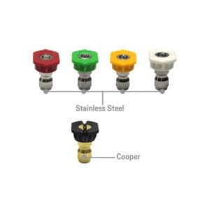 Maxshine 701202 pressure washer nozzle tips, durable stainless steel construction.