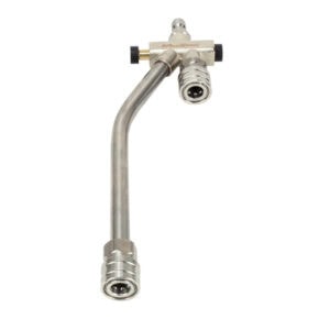 Maxshine 701204 dual lance pressure washer wand for high-pressure cleaning. Durable stainless steel.