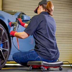 Maxshine 702309-P Modular Detailing Creeper Seat – Multifunction Rolling Garage Creeper