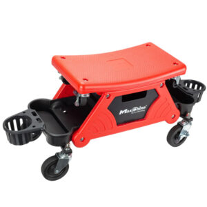 Maxshine 702309-P Modular Detailing Creeper Seat – Multifunction Rolling Garage Creeper