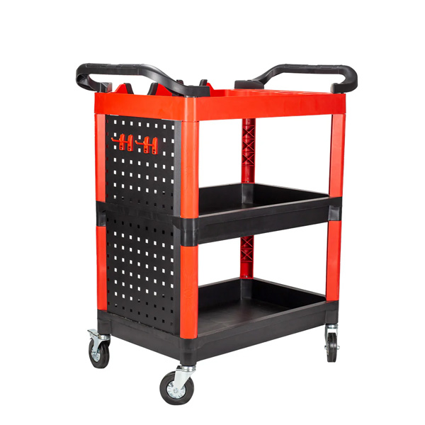 Maxshine 702312 Detailing Cart – Premium Heavy Duty 3-Tier Rolling Tool Storage Cart
