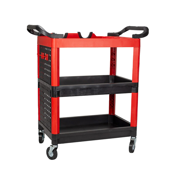 Maxshine 702312 Detailing Cart – Premium Heavy Duty 3-Tier Rolling Tool Storage Cart