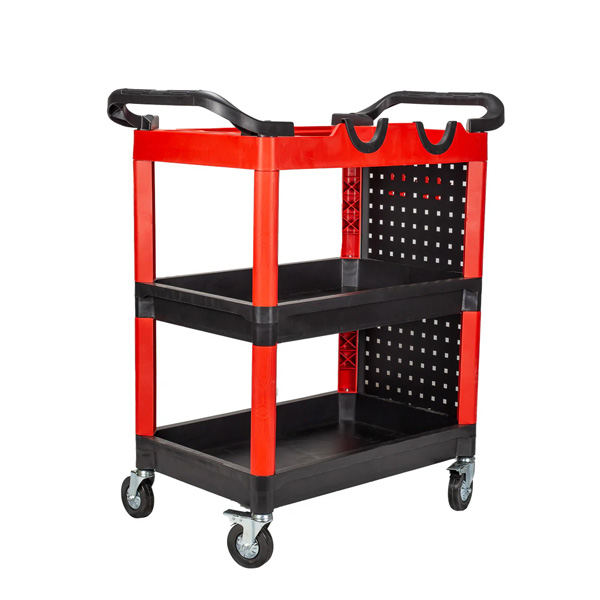 Maxshine 702312 Detailing Cart – Premium Heavy Duty 3-Tier Rolling Tool Storage Cart