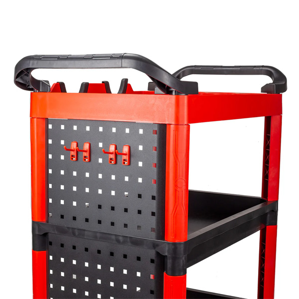 Maxshine 702312 Detailing Cart – Premium Heavy Duty 3-Tier Rolling Tool Storage Cart