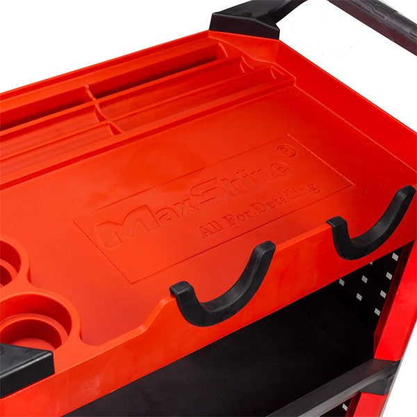 Maxshine 702312 Detailing Cart – Premium Heavy Duty 3-Tier Rolling Tool Storage Cart