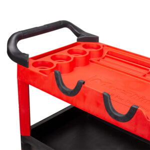 Maxshine 702312 Detailing Cart – Premium Heavy Duty 3-Tier Rolling Tool Storage Cart