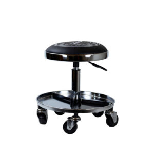 Maxshine 702315 Detailing Stool with Tool Tray – Adjustable Swivel Garage Seat