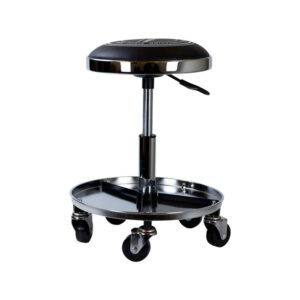 Maxshine 702315 Detailing Stool with Tool Tray – Adjustable Swivel Garage Seat