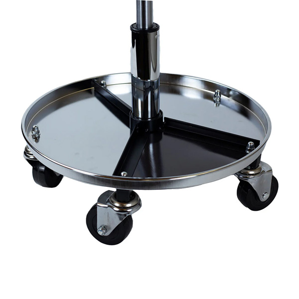 Maxshine 702315 Detailing Stool with Tool Tray – Adjustable Swivel Garage Seat