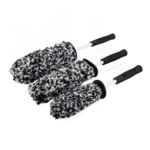 Maxshine 704603 Microfiber Wheel Brush Set – Ultra-Soft Scratch-Free Wheel Cleaning Brushes (3 Piece Kit)
