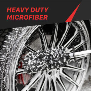 Maxshine 704604 Microfiber Wheel Brush – 45° Angled Reach Wheel & Rim Detailing Brush