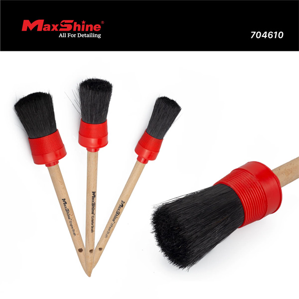 Maxshine 704610 Auto Detailing Brush Set – Interior & Exterior Cleaning Brushes