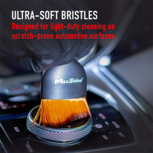 Maxshine 704621 Handheld Brush | Ultra Soft Detailing Brush with Handle
