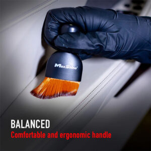 Maxshine 704621 Handheld Brush | Ultra Soft Detailing Brush with Handle