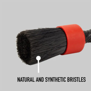 Maxshine 704626-R Stubby Brush – Mixed Bristle