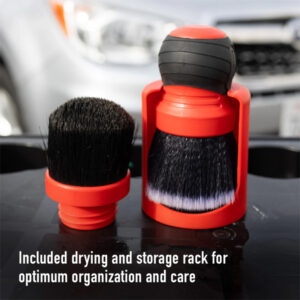 Maxshine 704627-R Curved Grip Extra Large Brush – Mixed Bristle
