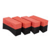 Maxshine 9011003 Tire Dressing Foam Applicator – Curved High-Density Foam Pad (4 Pack)