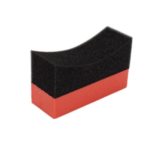 Maxshine 9011003 Tire Dressing Foam Applicator – Curved High-Density Foam Pad (4 Pack)