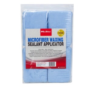 Maxshine Microfiber Wax Applicator Block for detailing and waxing.