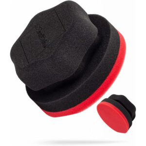 Maxshine 9011017 Hex Grip Car Wax Foam Applicator – Reusable High-Density Foam Applicator Pad