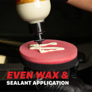 Maxshine 9011017 Hex Grip Car Wax Foam Applicator – Reusable High-Density Foam Applicator Pad