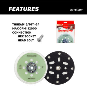 DA Backing Plate Maxshine for polishing and grinding tools, durable and high-quality construction.