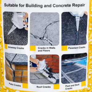 HIGHPOWER Crack Filling Glue 500g – Self-Leveling Concrete Crack Repair Sealant