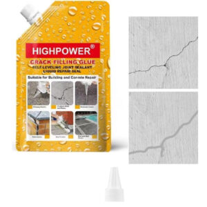 HIGHPOWER Crack Filling Glue 500g – Self-Leveling Concrete Crack Repair Sealant