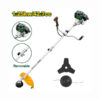 Jadever JDGM2543 Gasoline Grass Trimmer & Brush Cutter 43cc – 2-in-1 Petrol Cutter