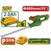 Jadever JDLYP5181 Cordless Hedge Trimmer 20V – 480mm Laser-Cut Blade