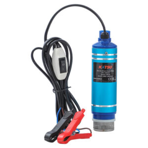 KATSU 482153 12V Diesel Fuel Transfer Pump Kit – 45L/min Submersible Pump with Hose & Gun
