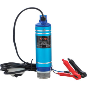 KATSU 482153 12V Diesel Fuel Transfer Pump Kit – 45L/min Submersible Pump with Hose & Gun