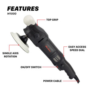 Maxshine M1000 Rotary Polisher Buffer | 5in Plate, 1000W