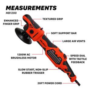 Maxshine MB1200 Pro Rotary Brushless Buffer