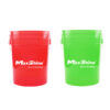 Detailing Bucket | 5 Gallon Transparent Red and green