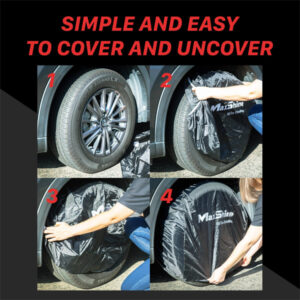 Maxshine WLC01 Wheel Cover - 4 Pack