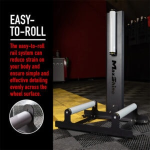 Maxshine WS01 wheel stand tire roller for automotive detailing.