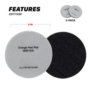 Maxshine Orange Peel Pads 2000 Grit for polishing and detailing.